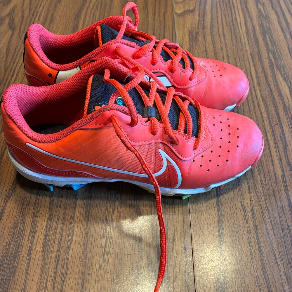 Nike Red and Black Youth Athletic Shoe